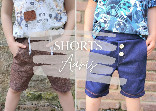 Schnittmuster Shorts AARIS für Kinder