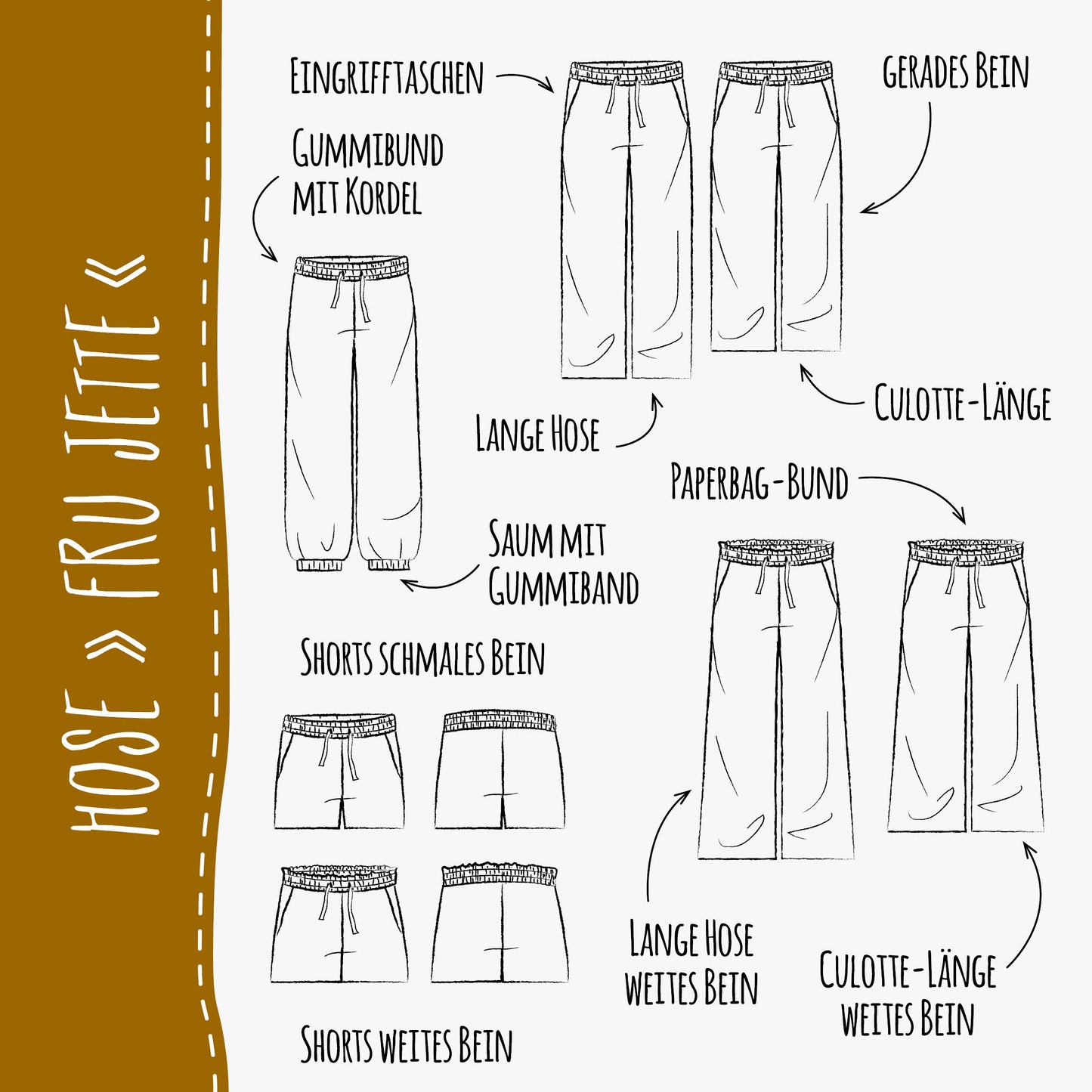 SOMMERHOSE "FRU JETTE"