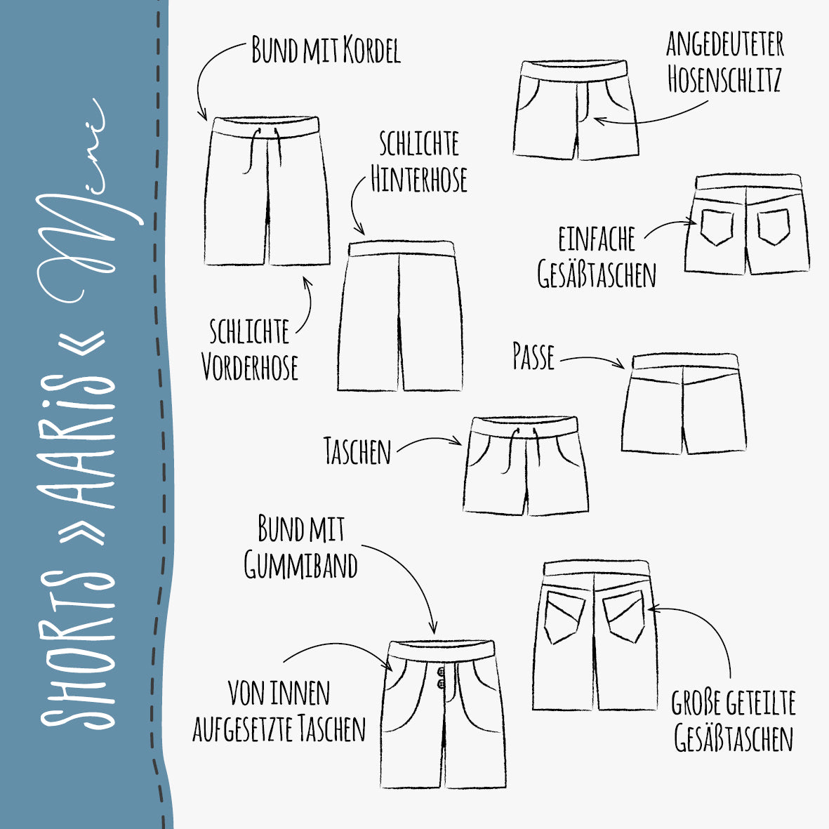 SHORTS "AARIS" - MINI