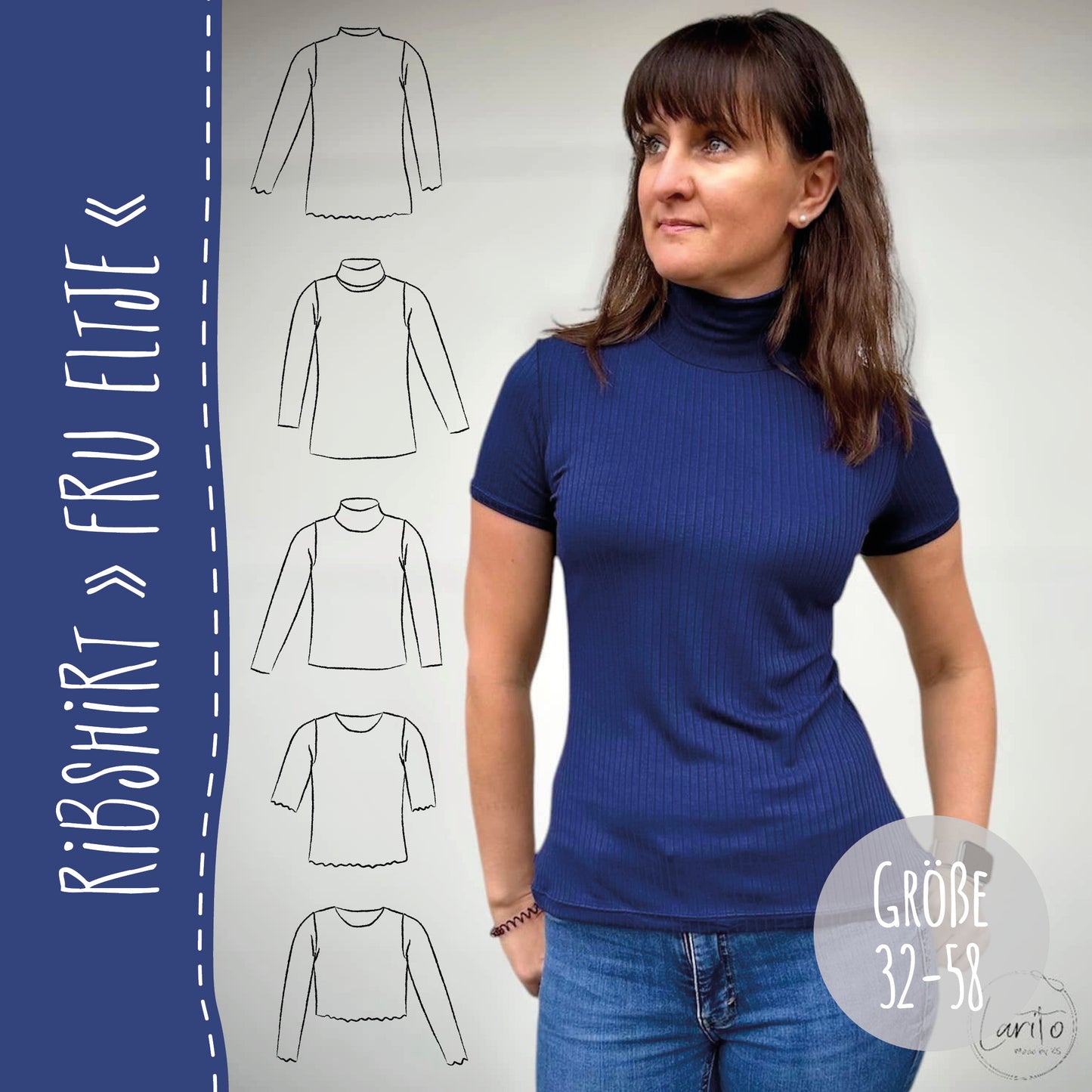RIBSHIRT "FRU ELTJE"