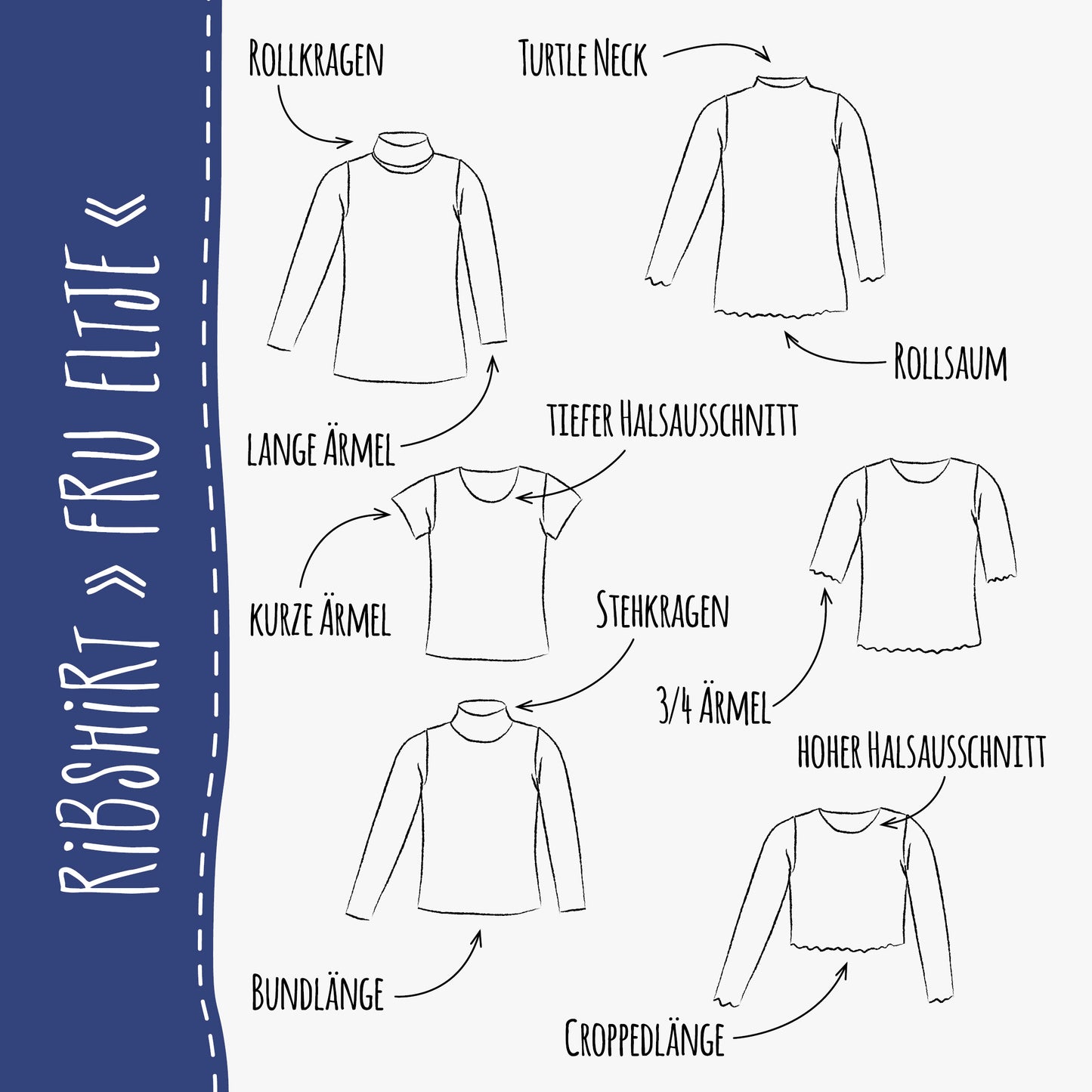 RIBSHIRT "FRU ELTJE"