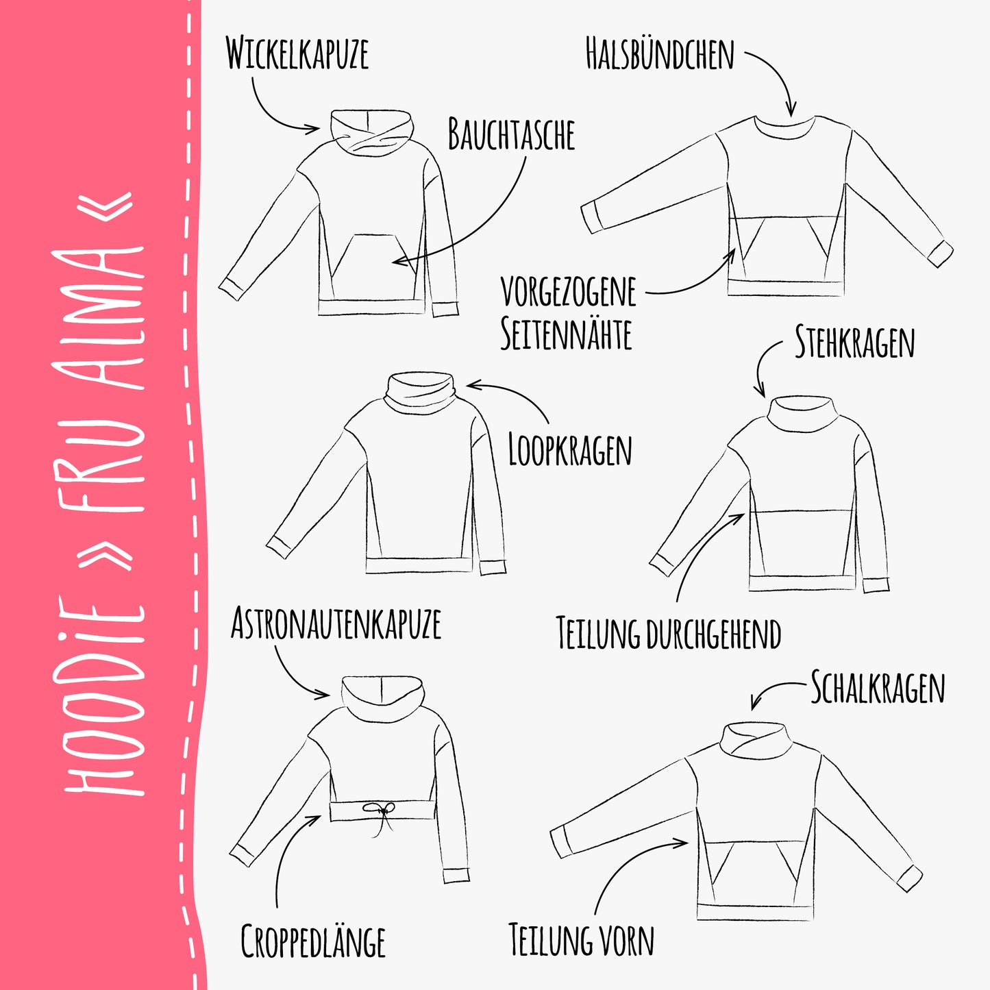 HOODIE "FRU ALMA"