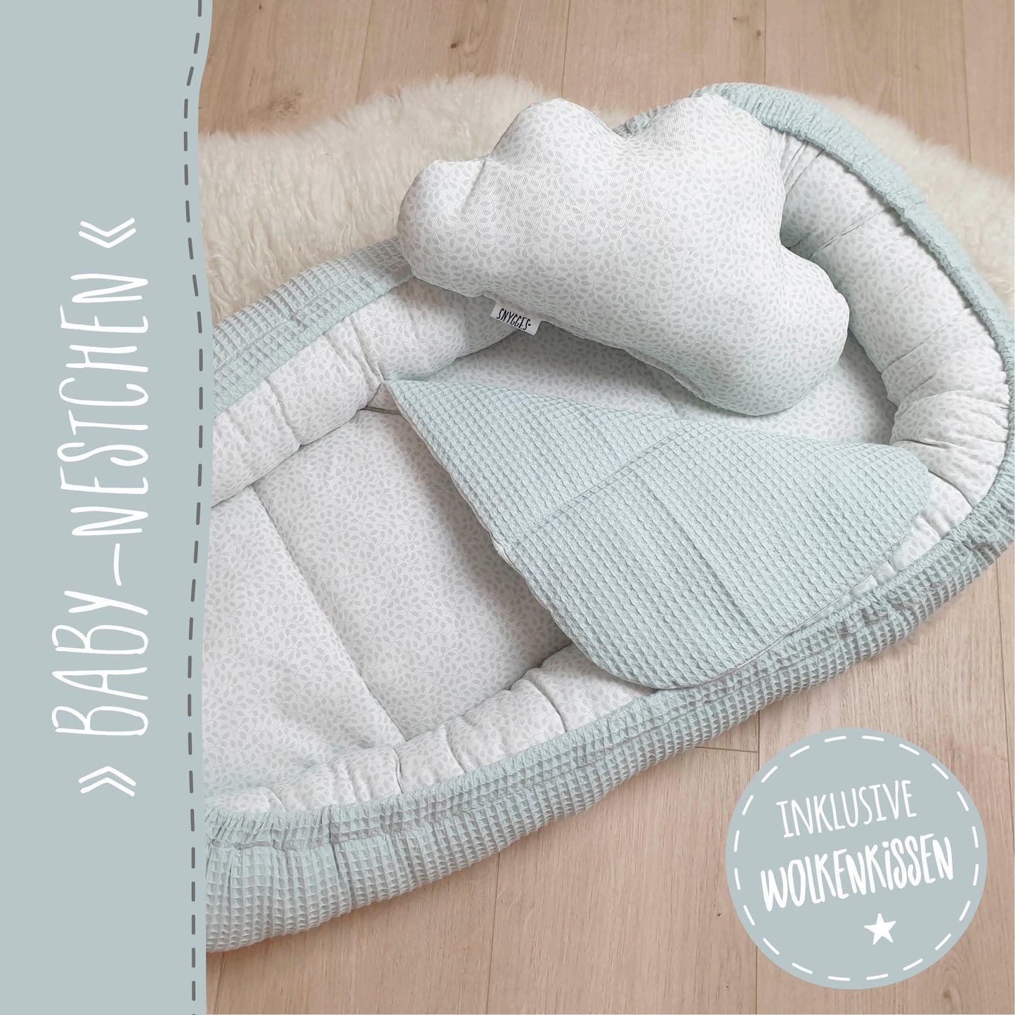 BABYNESTCHEN UND WOLKENKISSEN