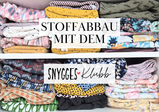 Stoffabbau mit dem SnyggesKlubb