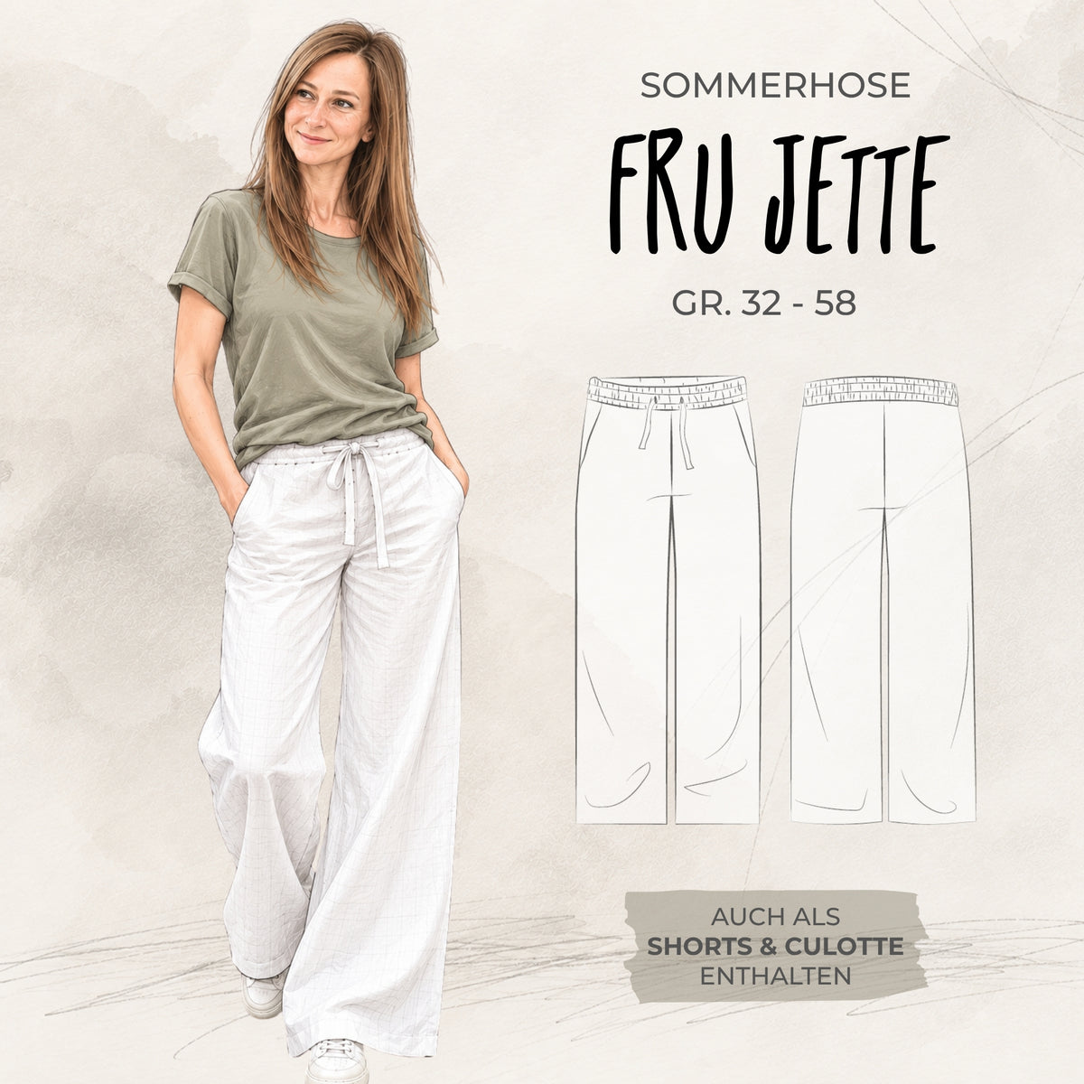 SOMMERHOSE "FRU JETTE"