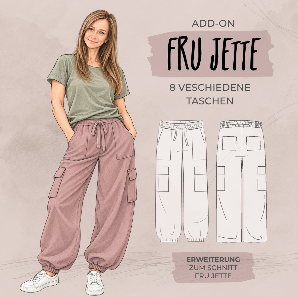 TASCHEN-ADD-ON "FRU JETTE"