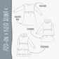 ADD-ON KLEID "SELMA" - FÜR HOODIE "SELMA"