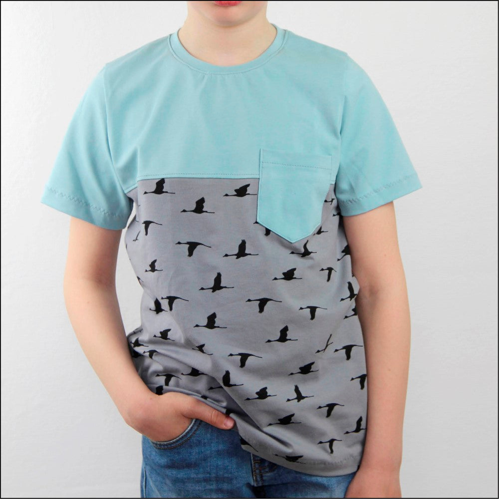 ADD-ON ZUM SHIRT "LASSE KIDS" - KURZE ÄRMEL & KAPPÄRMEL