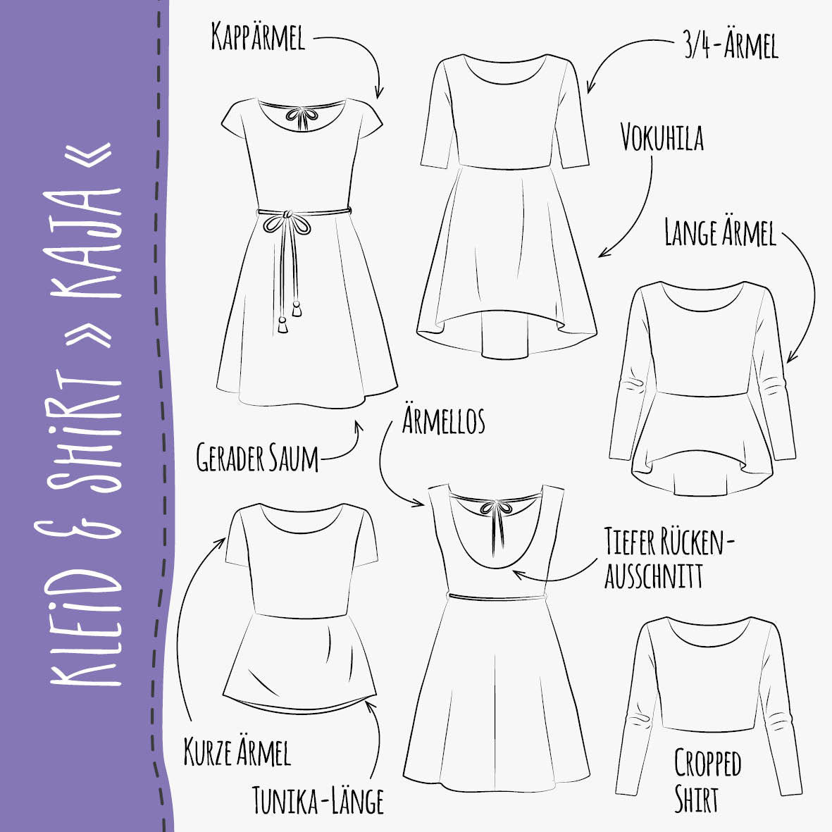KLEID & SHIRT "KAJA"